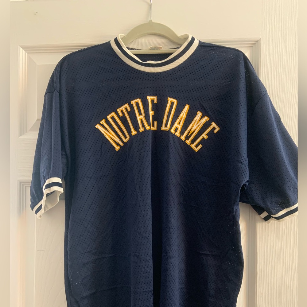 Vintage Notre Dame Champion Jersey Style T-Shirt